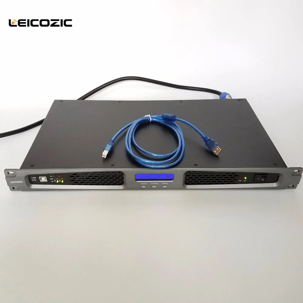 Leicozic DT2350 Профессиональный цифровой усилитель класса d 500w amps 1u switchingl усилители для монтажа в стойку 1 u amps сценический усилитель