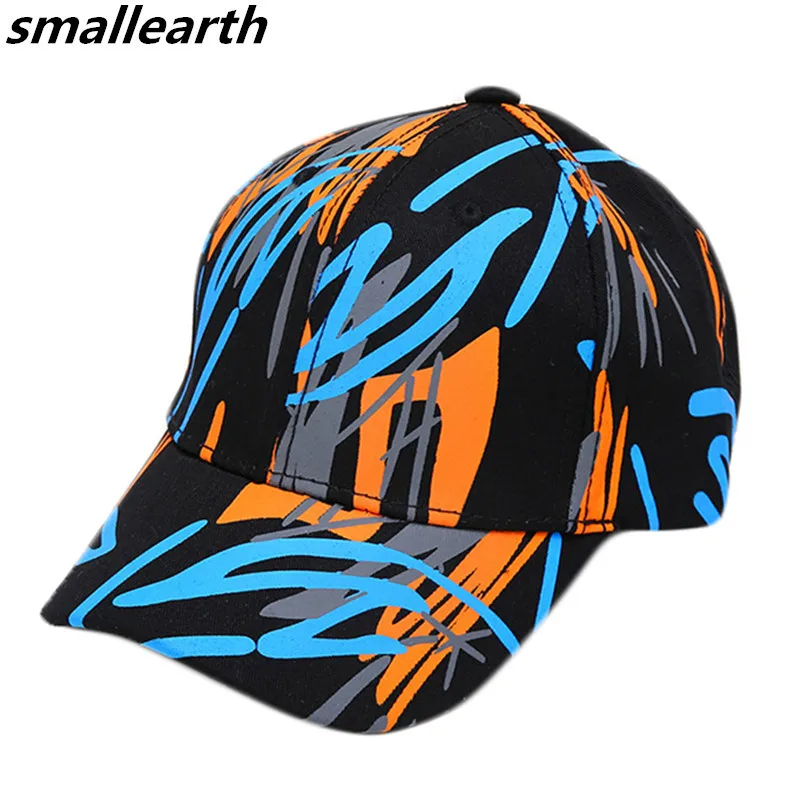 Children Spring Summer Graffiti Baseball Cap Kids Cotton Snapback Caps