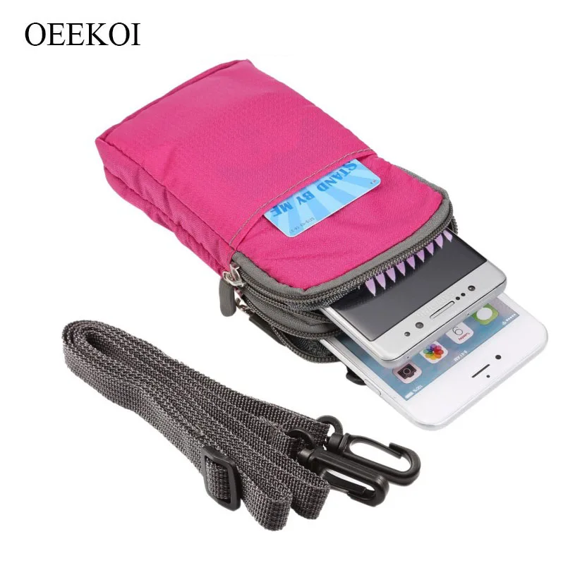 

OEEKOI Multi-Function Belt Clip Sport Bag Pouch Case for Doogee N10/S40/Y8C/Y8/X80/X11/X10S