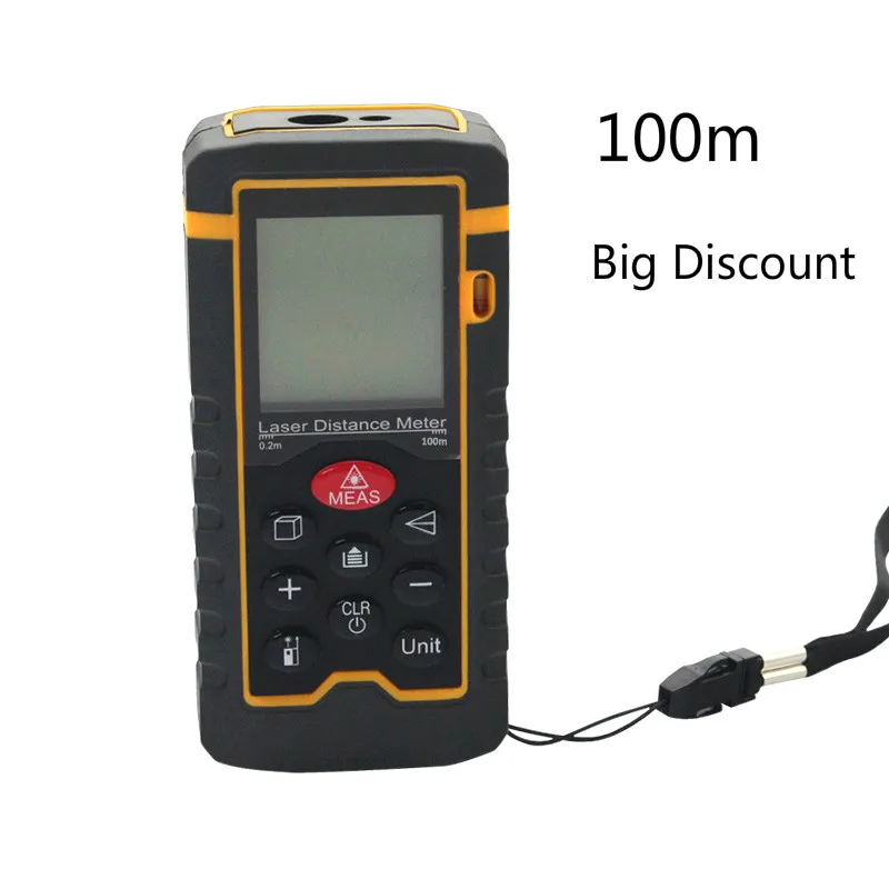 

100m Laser Distance Meter Big Discount Only 5pcs Laser Rangefinder Measure Range Finder Medidor Measure Area/Volume Tool