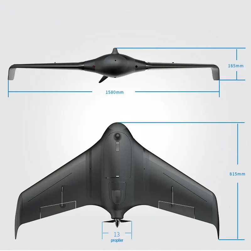 Feiyu Единорог портативный профессиональный самолет аэрофотосъемка картографическая система RC фиксированное крыло беспилотный летательный аппарат