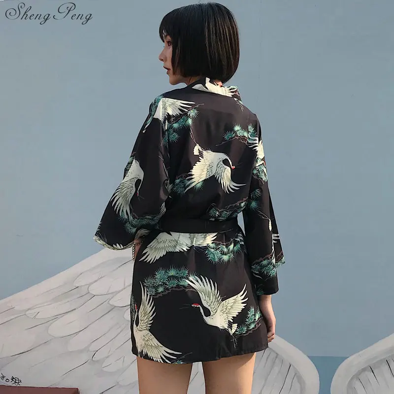 Женское кимоно obi yukata традиционное японское одежда в японском стиле кардиган