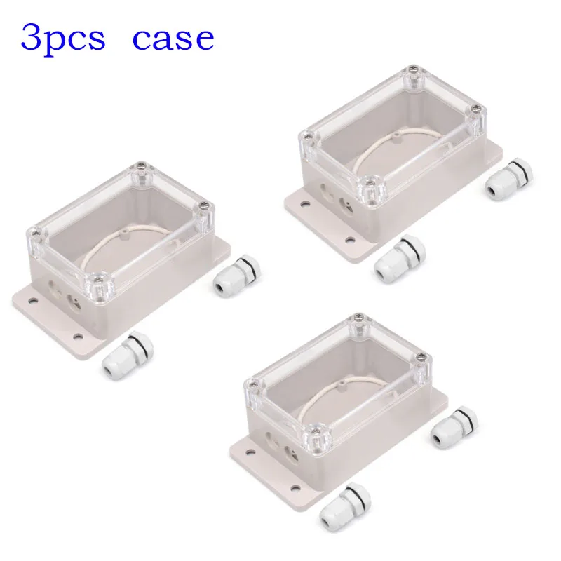

3pcs Sonoff IP66 Waterproof Cover Case for Sonoff Basic Wifi Switch/POW/DUAL/TH16/G1 Smart Home