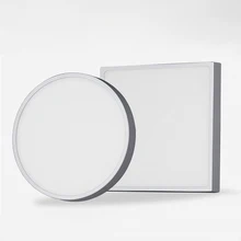 4x ультра-тонкий 8 Вт 16 Вт 22 Вт круглая, квадратная, Панель светодиодный алюминиевый светодиодный Панель светильник поверхностного монтажа вниз светильник потолочный светильник AC85-265V