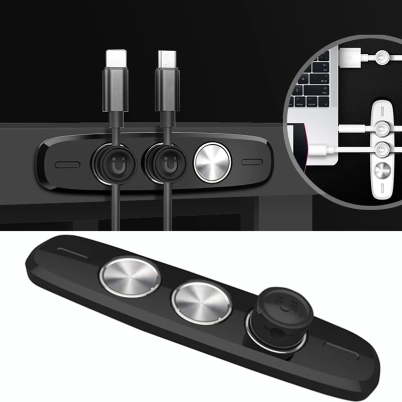 Новое Поступление Магнитный кабель протектор зажим USB зарядка линия Органайзер