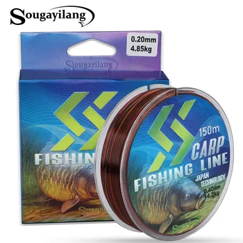 

Sougayilang Nylon Fishing Line 150M Fishing Line 0.18-0.5 Super Strong River Lake Fishing Line Fishing Tackle