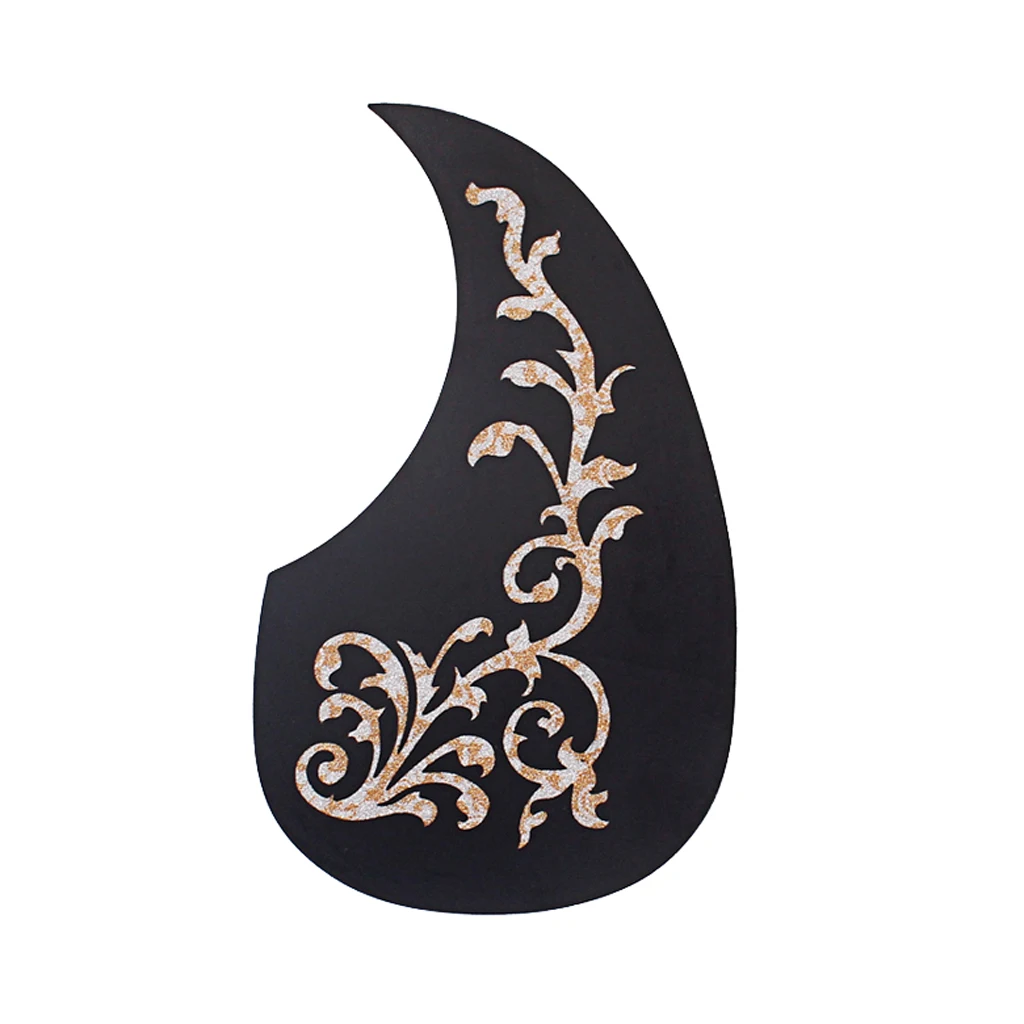 1pc Folk Acoustic Guitar Pickguard Anti-scratch Plate Self-adhesive Pick Guard Sticker Gifts Guitar Pretty Decoration