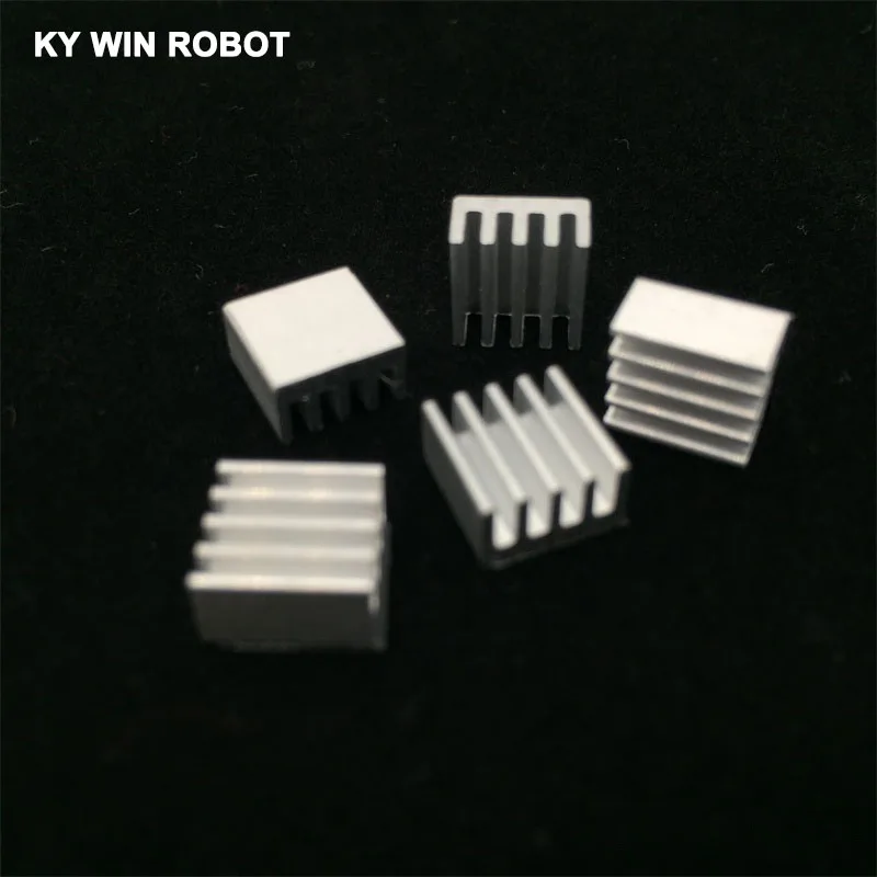 5 قطع البسيطة لاصق مشعاع ألومنيوم Heatsink A4988 بالوعة الحرارة 9x9x5 ملليمتر برودة ل 3D طابعة محرك متدرج سائق VGA RAM LED IC 5 قطع البسيطة لاصق مشعاع ألومنيوم Heatsink A4988 بالوعة الحرارة 9x9x5 ملليمتر برودة ل 3D طابعة محرك متدرج سائق VGA RAM LED IC