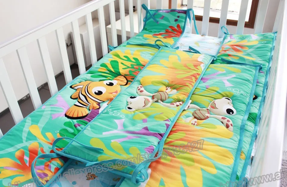 Бесплатная доставка Sea World океан детские постельные принадлежности детские кроватки Комплект для мальчиков Ropa De cuna одеяло кроватка одеяло