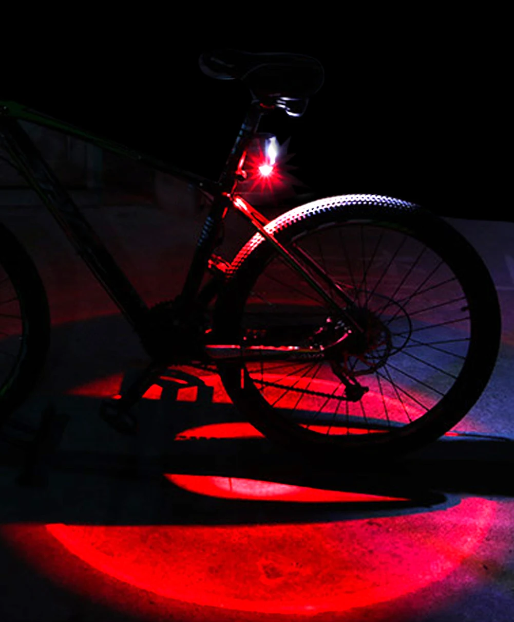 

TSLEEN Waterproof COB USB Rechargeable Smart Bicycle Rear Light 8 Flash Modes LED Rear Lamp Night Cycling Safety Emergency Lamp