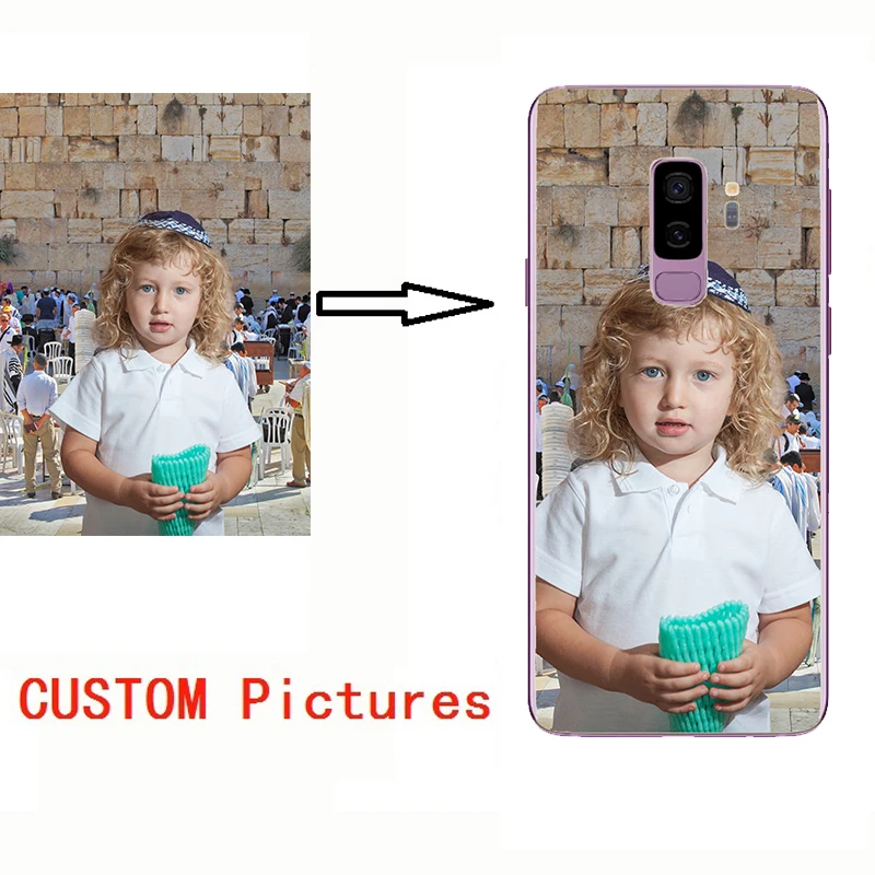 

Custom Phone Cases Soft Silicone Back Cover Free Shipping Customization Case For Samsung s6 s7 S8 s9 edge plus Note 8 5 4