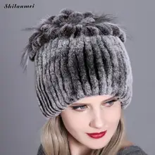 Women Fur Hat For Winter Natural Rex Rabbit Fox Fur Cap Russian Female Fur Headgear 2019 Brand New Fashion Warm Beanies Cap Women Fur Hat For Winter Natural Rex Rabbit Fox Fur Cap Russian Female Fur Headgear 2019 Brand New Fashion Warm Beanies Cap