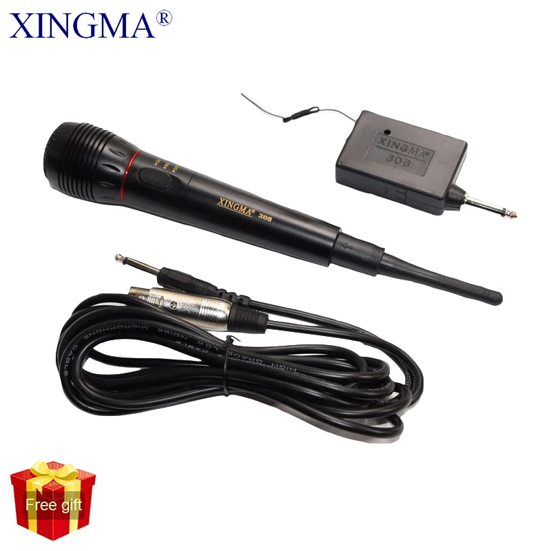 XINGMA AK 308G профессиональный динамический микрофон беспроводной и проводной ручной