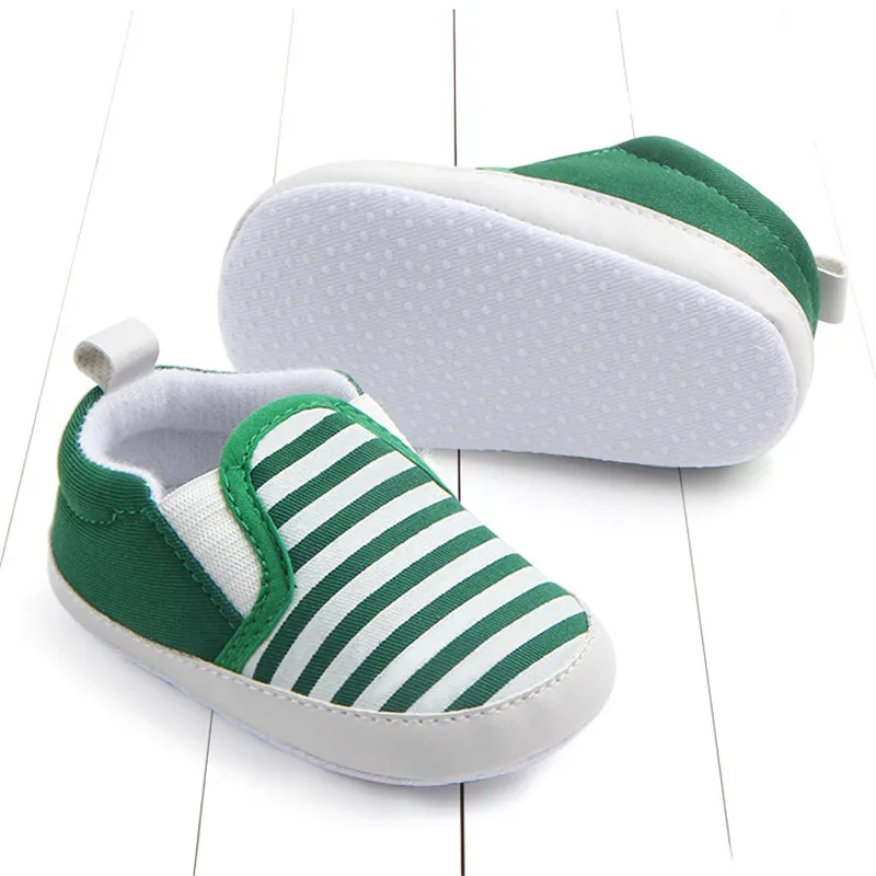 Bebé niños Zapatos antideslizantes de rayas niños pequeños niños en primer lugar los caminantes Bebes Zapatos Ninas recién nacido Infantil cuna Zapatos bebé Bebé niños Zapatos antideslizantes de rayas niños pequeños niños en primer lugar los caminantes Bebes Zapatos Ninas recién nacido Infantil cuna Zapatos bebé