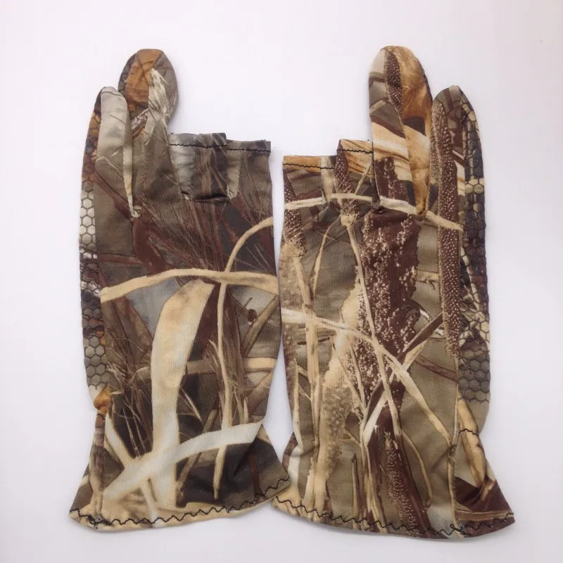 Camo skidproof gloves Outdoor gloves For hunting fishing Mountaining  Free shipping (3)