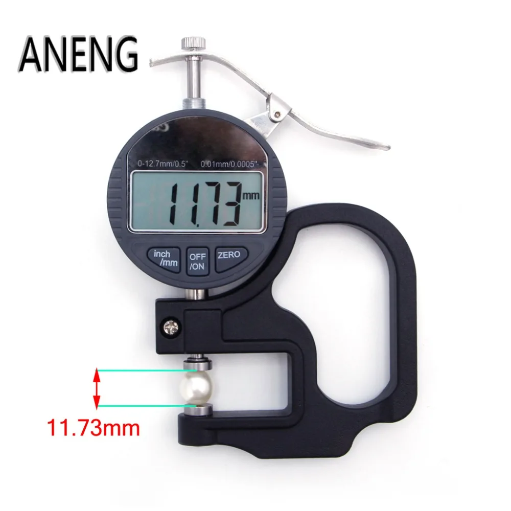 ANENG 0 12.7mm Electronic Micrometer Digital Thickness Meter Gauge 0.01mm Depth Tester in Width
