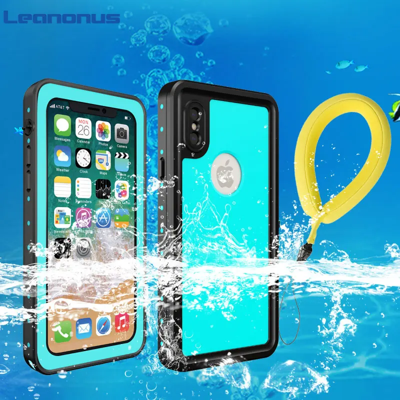 

Waterproof IP68 Case for iPhone X 7 8 Plus Case Shockproof Swimming Diving Cover for iPhoneX XS Outdoor Underwater Sealed Coque