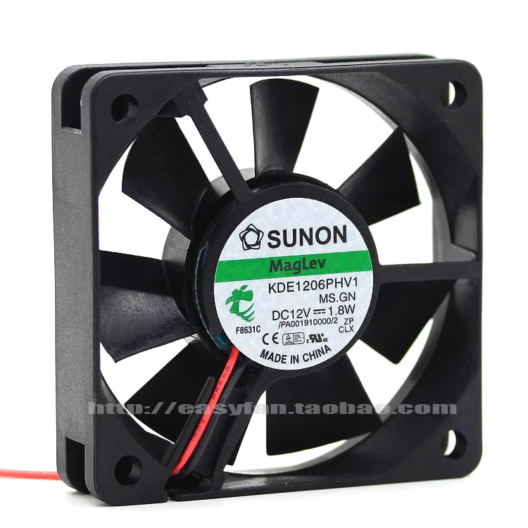 Новый охлаждающий вентилятор SUNON 6015 DC12V 1 8 W KDE1206PHV1 6 см |