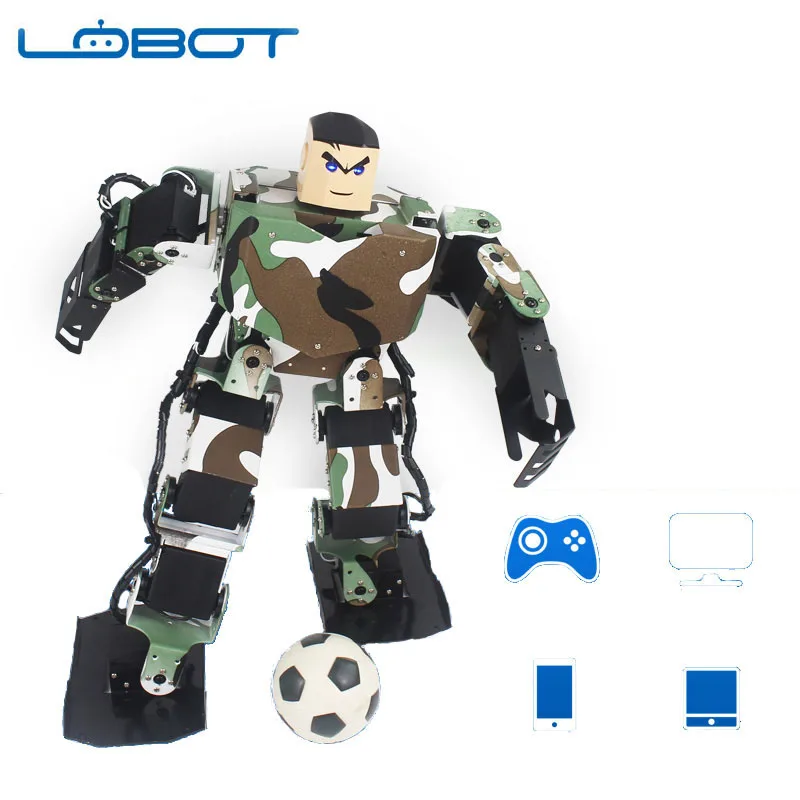 LOBOT 16 гуманоид dof Biped робот футбол танец рука аниме Рисунок рамки DIY дистанционное