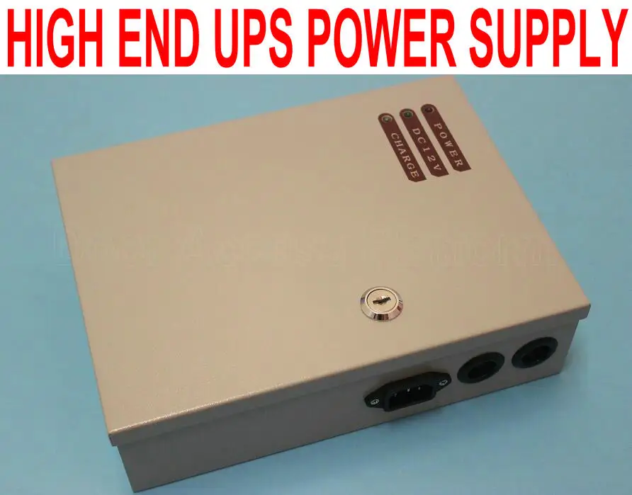 

Power Supply Box kit with Power cables, DC12V,5A Can work for magnetic lock, strike lock, exit button, access controller panel