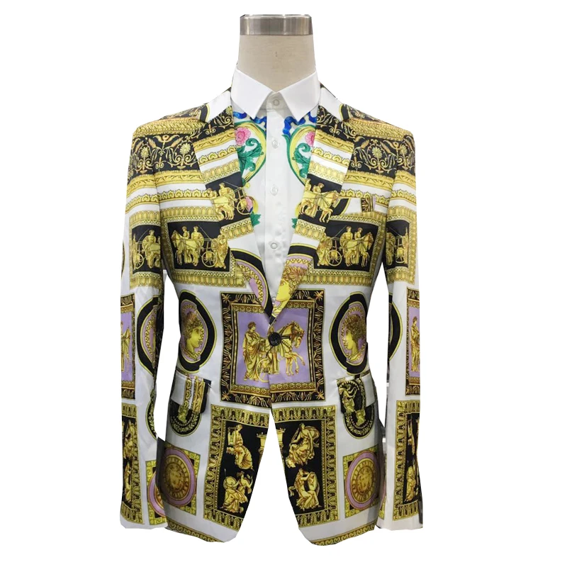 

new design for flower blazer yellow with black color blazer