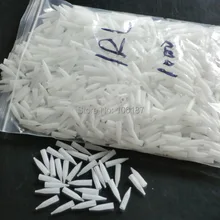 Постоянный макияж одноразовая бровь пластиковые насадки Белый цвет 1000 шт./пакет 1RT