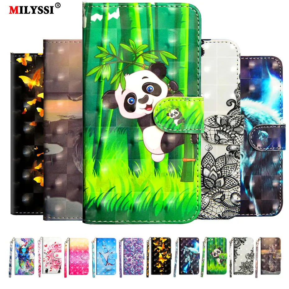 

MILYSSI PU Leather Flip Case For ZTE Blade V9 lite Cases 3D Painting Wallet Cover For ZTE Blade V9 lite Mobile Phone Shell