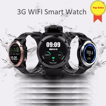

Smart GPS Watch Android 4.40 Waterproof IP67 5MP camera 1.39" MTK6572 BT 4.0 3G Wifi Smartwatch Men Wearable Devices for phones