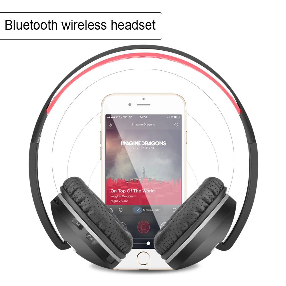 Беспроводные наушники bluetooth стерео Gorsun E85 складная Спортивная гарнитура для
