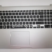Подлокотник для ноутбука и клавиатура для samsung NP730U5L 730U5L английский США BA98-00809A 9Z. narbn. A01 с сенсорная панель с подсветкой Динамик
