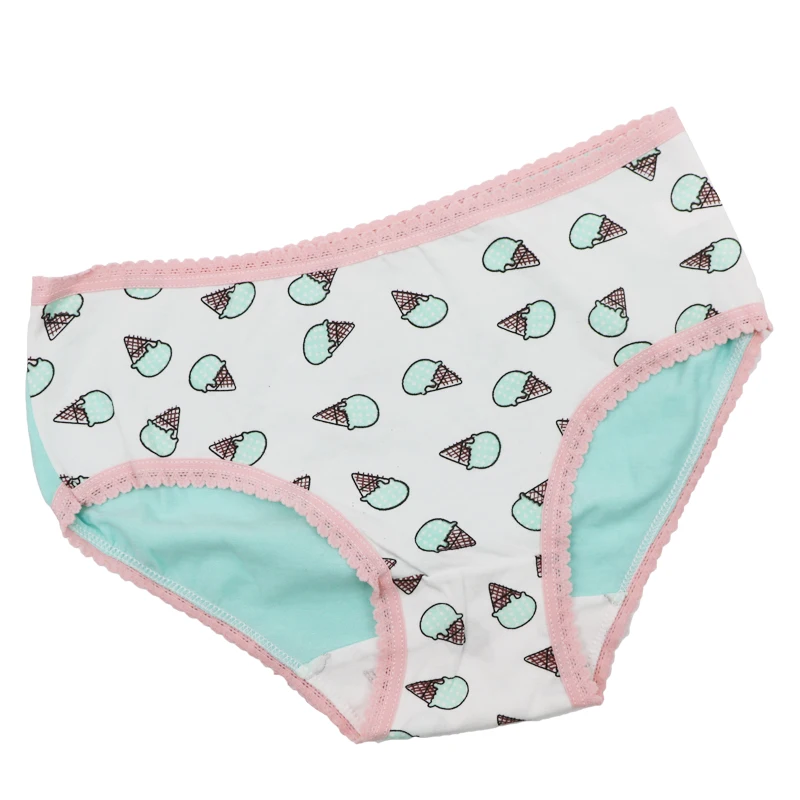 1Pcs Women Sexy Briefs Panties Underwear Ice Cream Cute Intimates Seamless Briefs Knickers