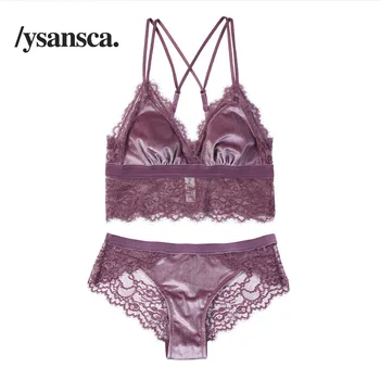 

Lady Wire Free Comfortable Breathable Push Up Bra Set Ruffles Underwear Women Lingerie Sexy Panties and Bra Sets