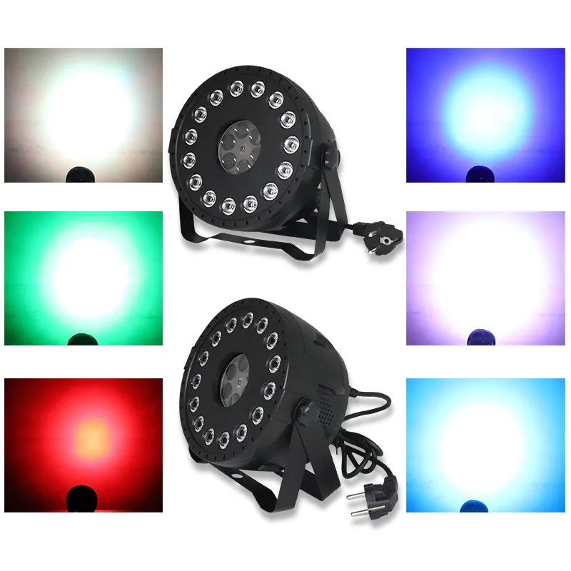 

DJ Par Lights Stage Lighting Par Can Controlled By Remote and DMX Control High Power Dyeing Lamp 15 Leds 3 In 1 30W for Wedding