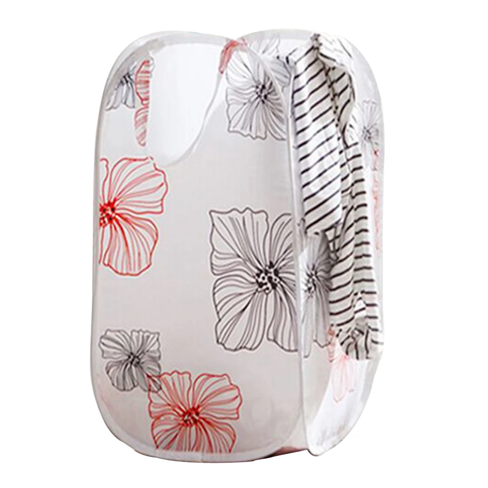 Phfu ذات سعة كبيرة طوي كيس الغسيل الملابس بن تعوق التخزين (زهرة) Phfu ذات سعة كبيرة طوي كيس الغسيل الملابس بن تعوق التخزين (زهرة)