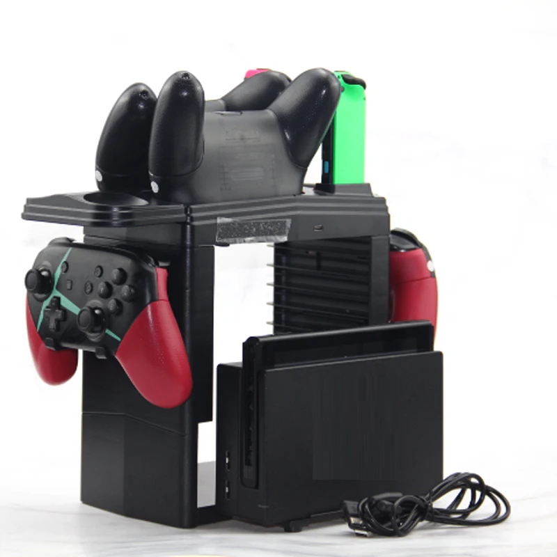  Game Disc Gamepad Storage Bracket Holder Tower Joystick Carrying Stand for Nintend Switch Poke Ball