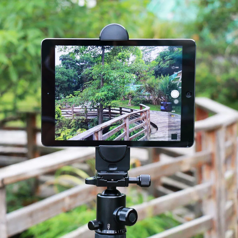  Phone Tablet PC Stand Tripod Mount Adapter Flexible Adjustable Clamp Holder for iPad Mini Air Pro 8