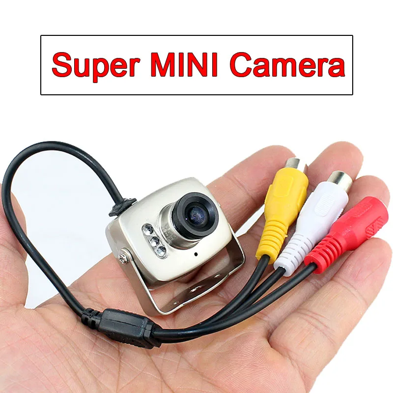 600TVL Super Mini CMOS Color CCTV Security Camera Infrared 940nm Night Vision Video Cameras Small mini camera | Безопасность и