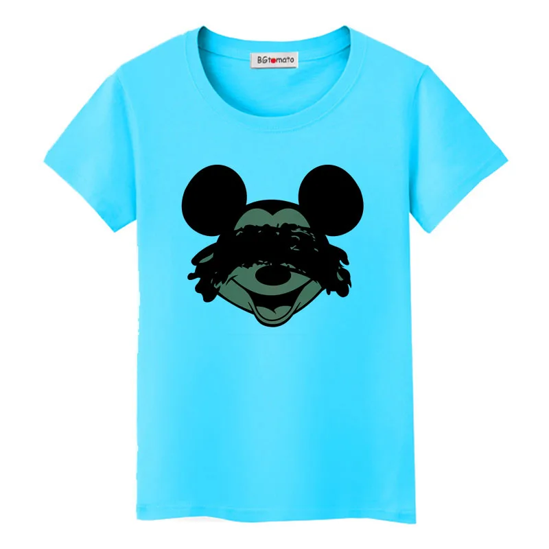 

BGtomato New style Mickey t-shirt famous cartoon printing outwear summer cool tops brand new casual shirts original tshirt