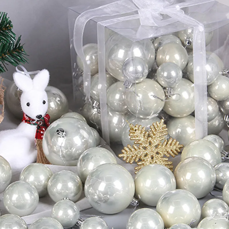 37 piezas oro rosa perla bola de Navidad para Navidad cumpleaños decoración de la boda del árbol de navidad | adornos de bolas Decoración 37 piezas oro rosa perla bola de Navidad para Navidad cumpleaños decoración de la boda del árbol de navidad | adornos de bolas Decoración