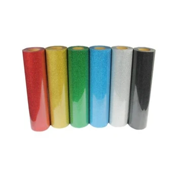 

8Meters/Roll width=50cm korea Glittering heat transfer vinyl heat press film vinyl PU glitter
