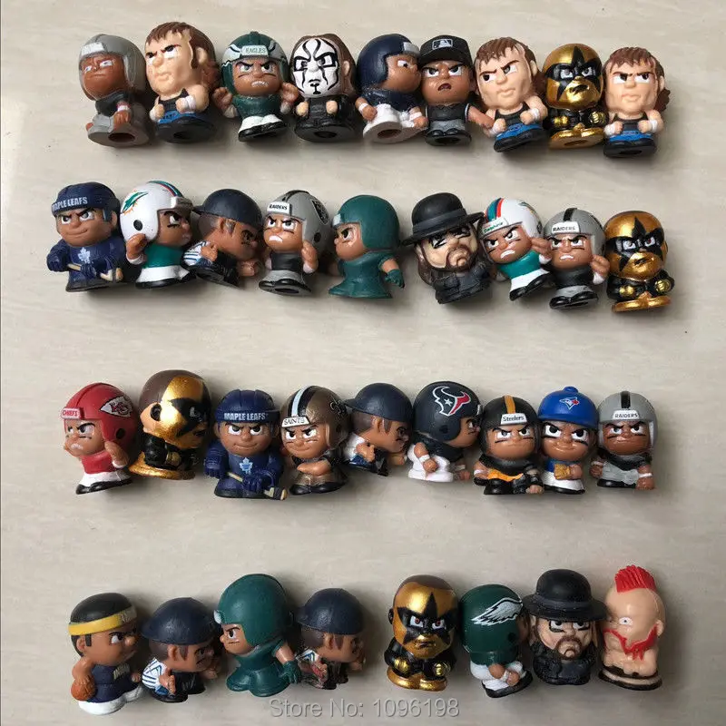 

10 Pcs Samurai Figurines Mini Ball-game Star Sets Model Capsule Toys for Children