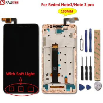 

For Xiaomi Redmi Note 3 Pro LCD Display With Frame Touch Digitizer Glass Panel Assembly Screen For Xiaomi Redmi Note 3 Prime 5.5