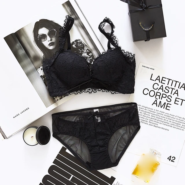 Hot Sale Seamless Women Underwear Set Sexy Bra Embroidery One