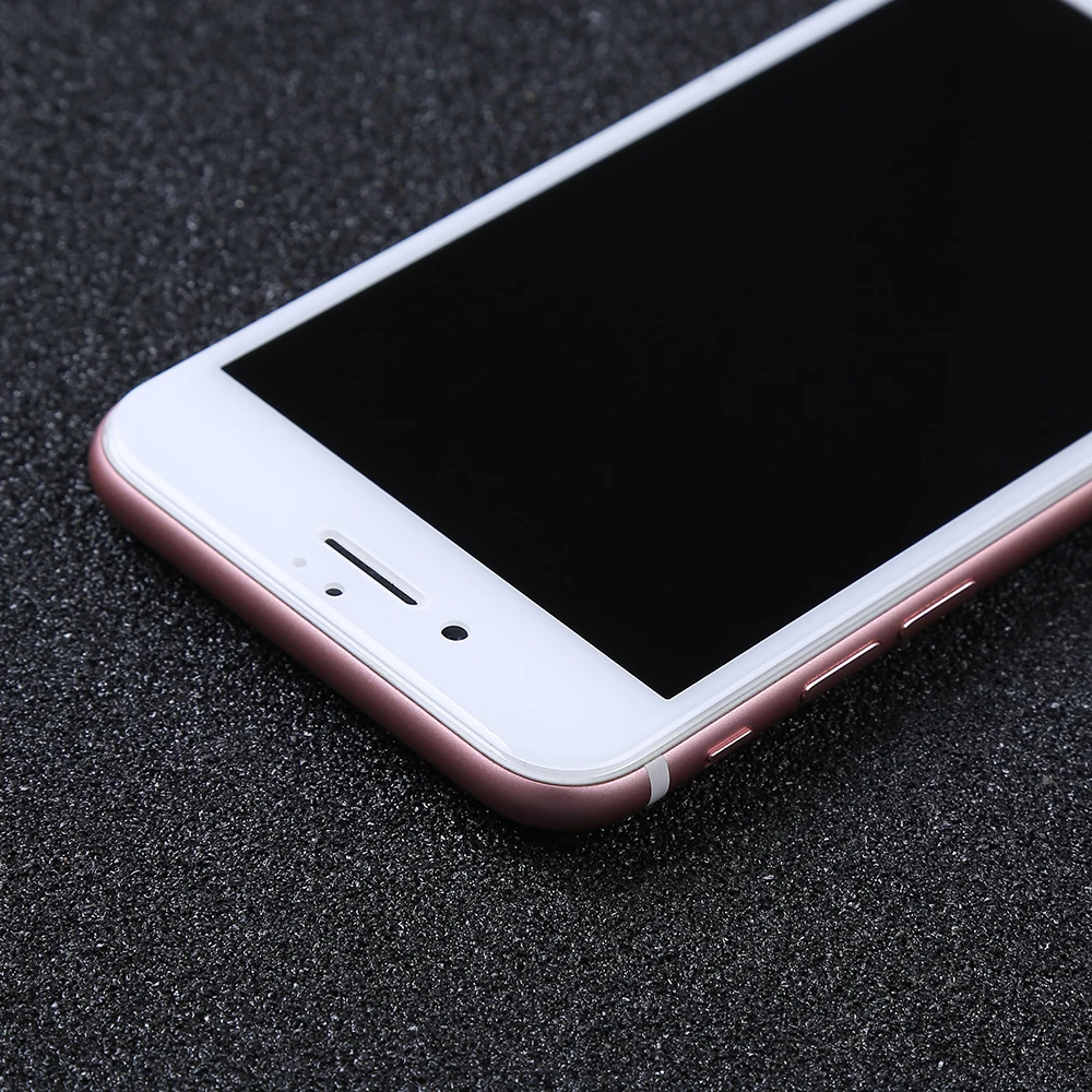 6D 9H твердость изогнутые края закаленное стекло для iPhone 7 6 6s 8 X Plus защита экрана|glass