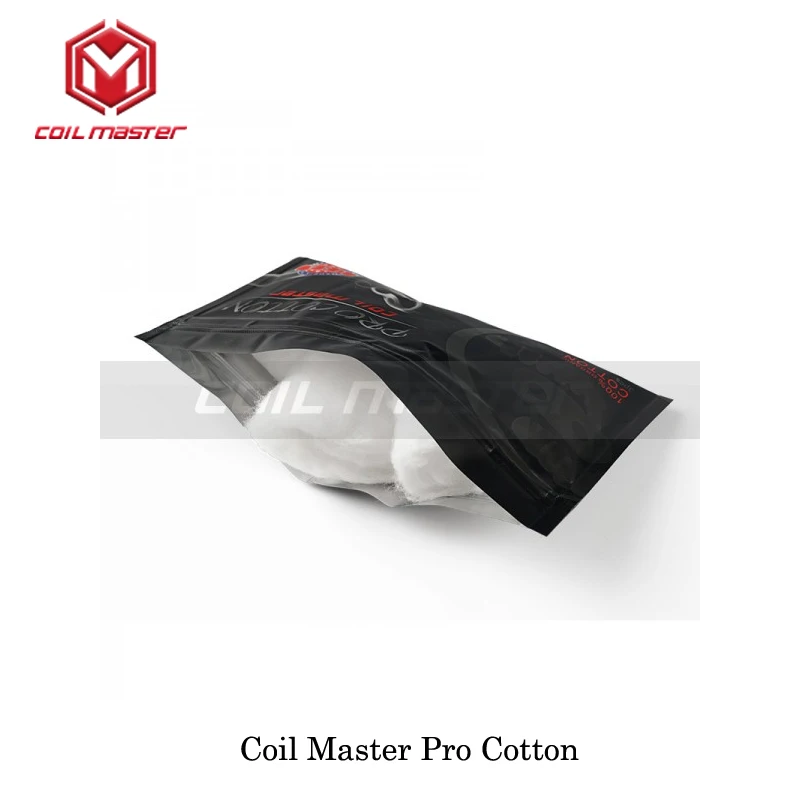 2 упак./лот оригинальный Coil Master Pro хлопок для вейпинга 100% натуральный лучший выбор
