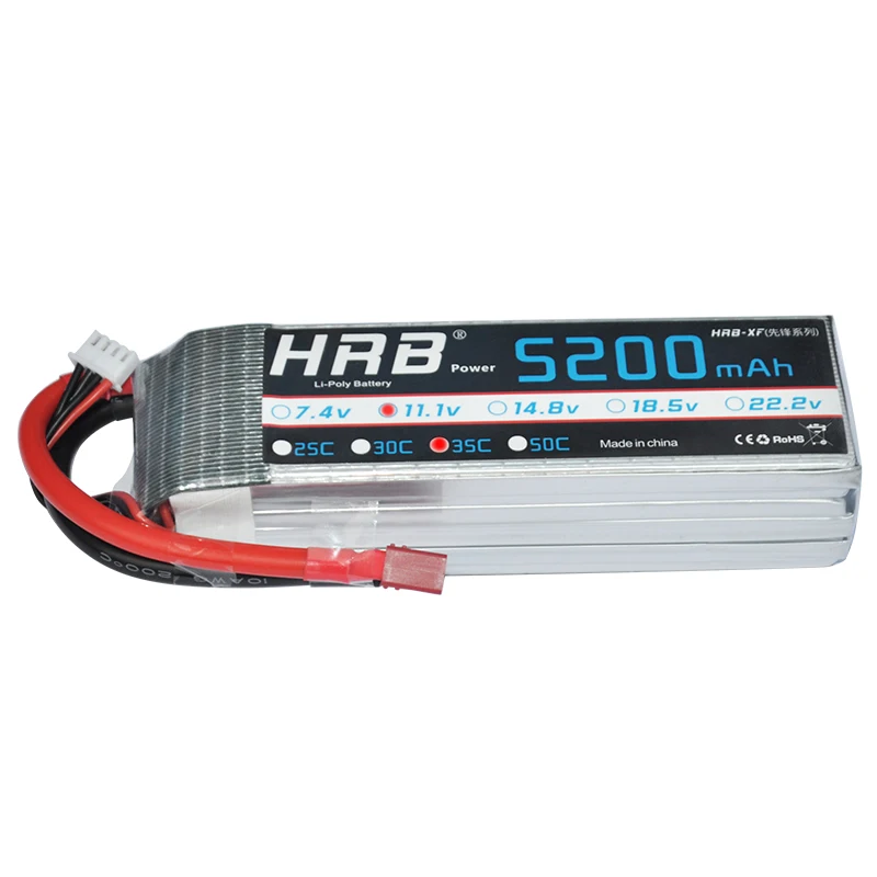 

HRB Lipo 3S Battery 11.1V 5200mAh 35C MAX 70C For Helicopters RC Bateria Drone AKKU Airplane For Quadcopter Traxxas Car UAV FPV