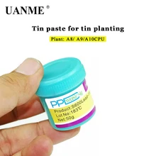 UANME PPD лучшая температура плавления 138/183 градусов без свинца низкая температура паяльная паста для A8 A9 A10 A11 чип специальная Оловянная масса