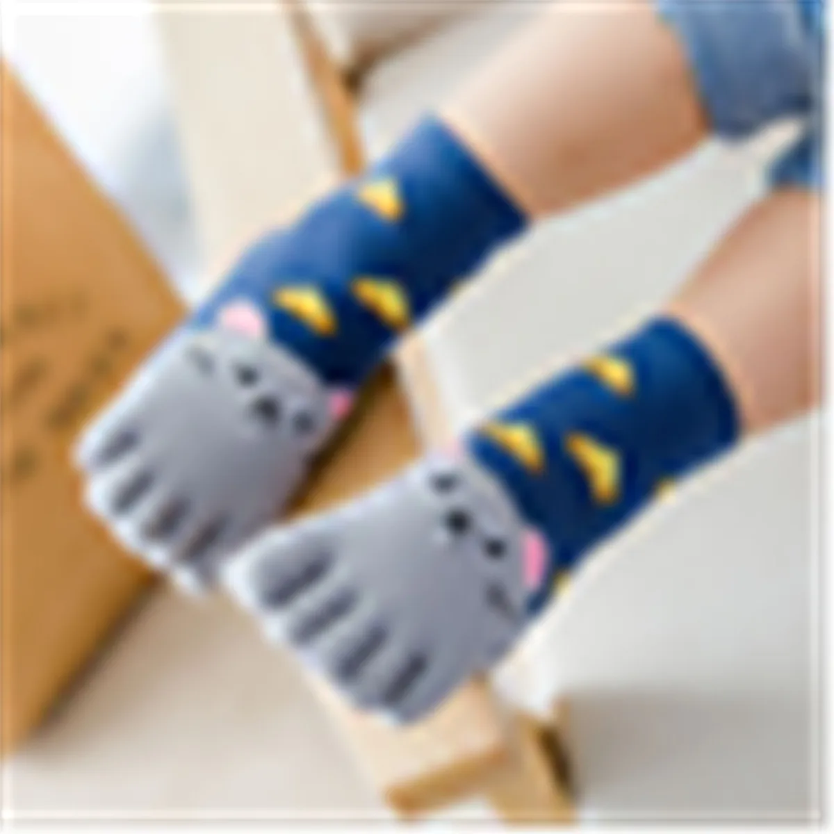 Г., новые милые Нескользящие носки на резиновой подошве с рисунком для маленьких мальчиков и девочек, Осень-Зима Детские носки с носком От 3 до 12 лет - Цвет: Little Mouse