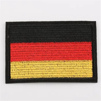 

Clothing diy embroidery iron on patch deal with it Germany flag patches for clothes cartoon badge stickers fabric free shipping