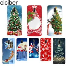 ciciber Christmas Deer Phone Case For Oneplus 7 Pro 6 5 T Soft TPU Back Cover Clear Coque for 1+7 Pro 1+ 6 1+5 T Fundas Shell